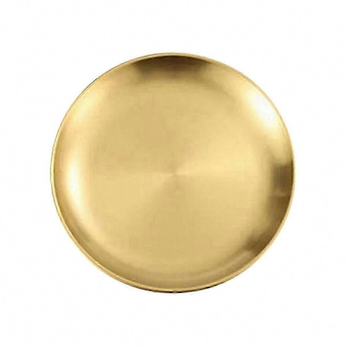 Stainless Steel Camping Plate 30cm - Rustproof Stackable Outdoor Dish