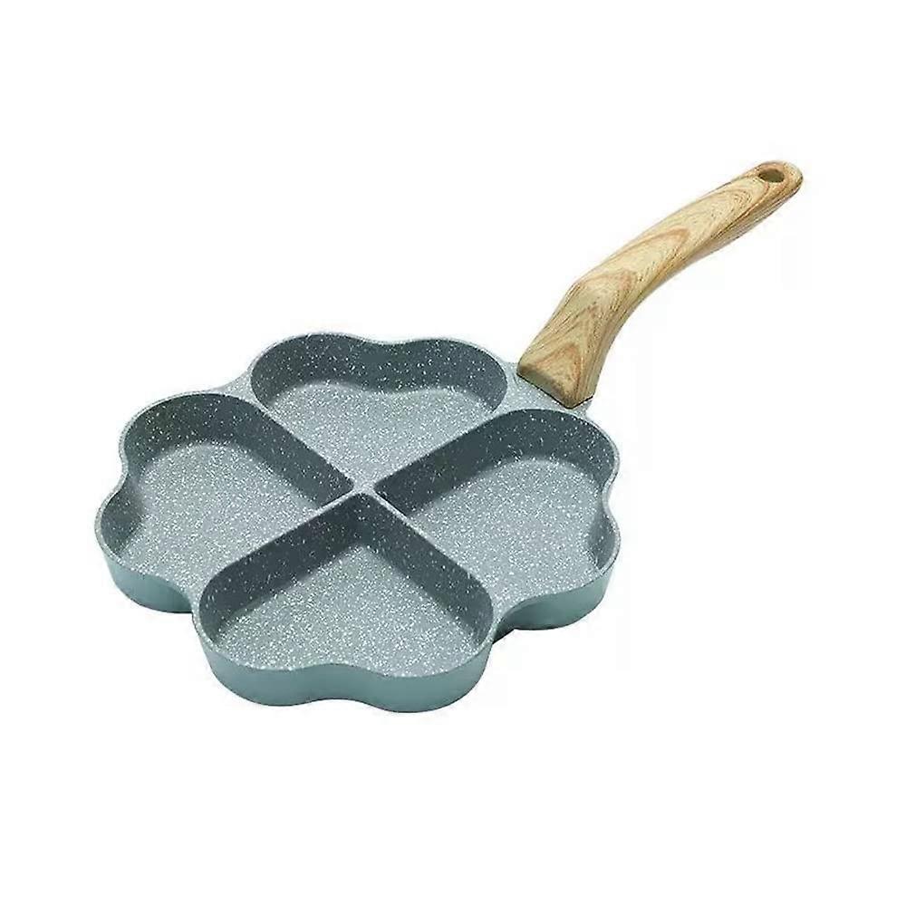 Frying Pan Fried Egg Burger Maker Pan Non-Stick Cookware Green 1pc Kitchen Gadget for Breakfast Cooking