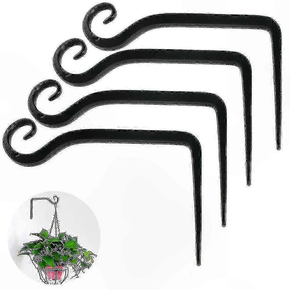 Wall Mounted Flower Hook Iron Holder for Hanging Decor