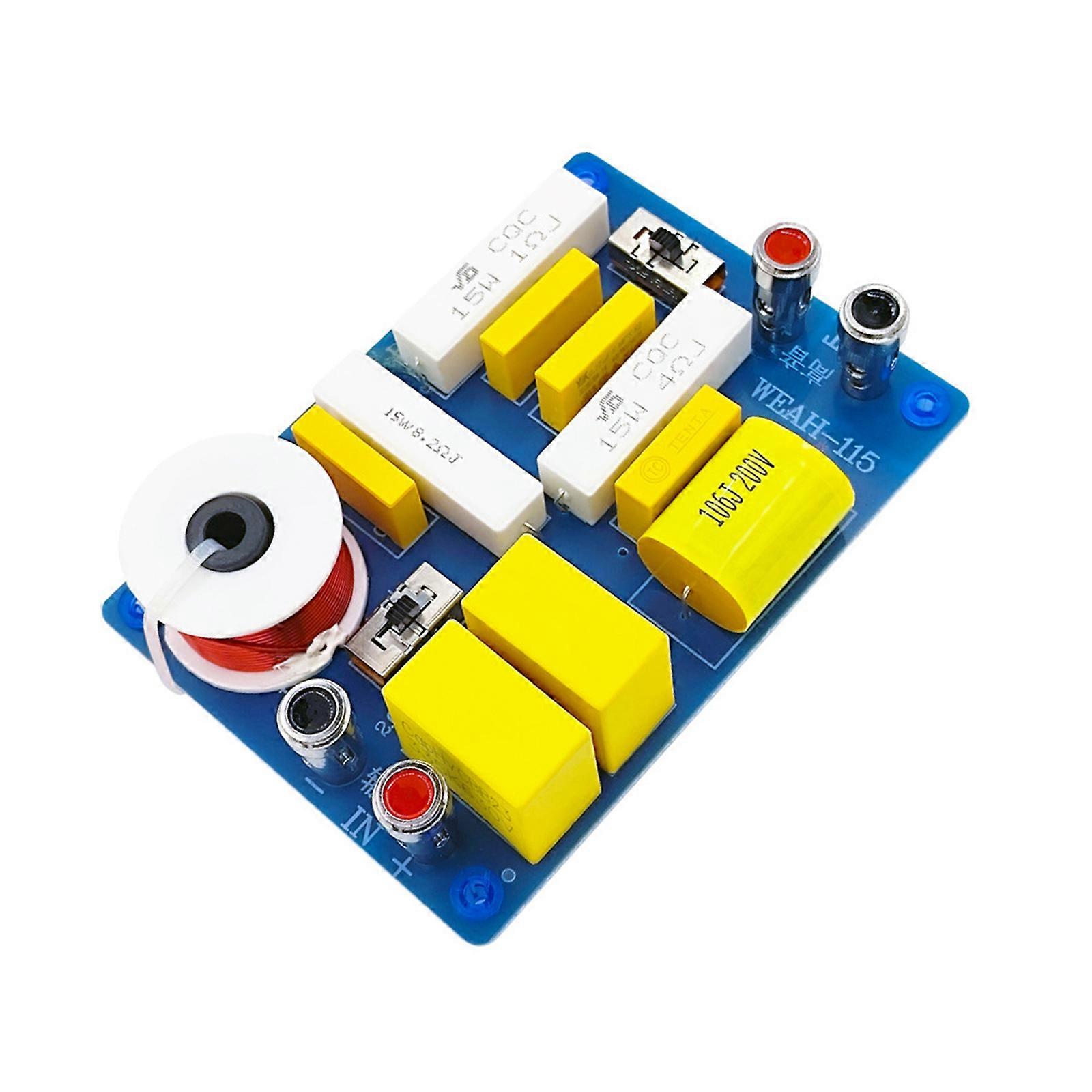 WEAH 115 Speaker Frequency Divider Speaker Partition 4/6/8Ohm Tooless Link Design 2600/3000hz/4300Hz Multicolor