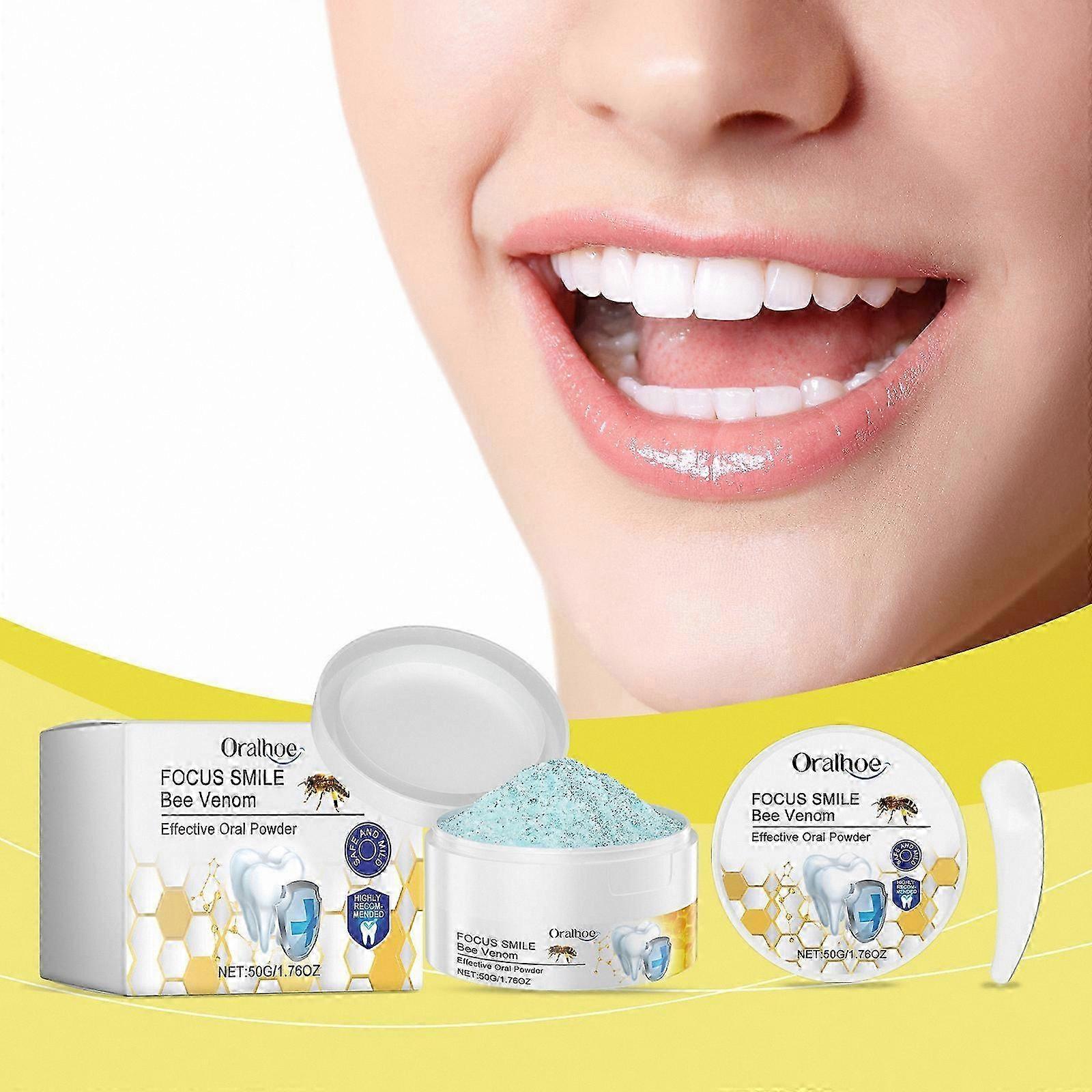 Whitening Powder for Teeth, Stain Removal and Fresh Breath Solution, Advanced Oral Care Formula
