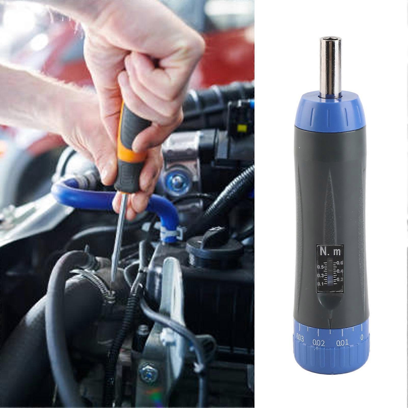 Adjustable Torsion Wrench Screwdriver 0.1-0.6N·m with 10 Bits