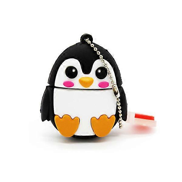 Cartoon Plastic USB Flash Drive (Small Penguin 8GB)