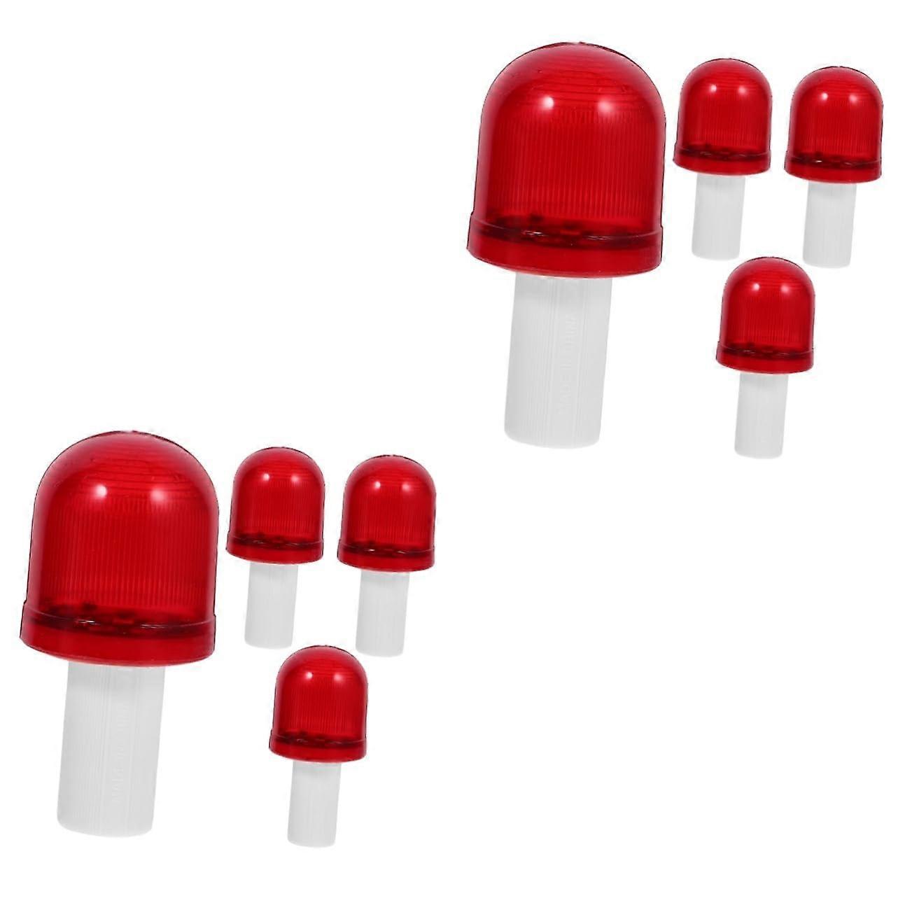 Traffic Cone Topper 8Pack With Flashing Lights For Emergency Parking, Weatherproof, Fits 2Inch Cones
