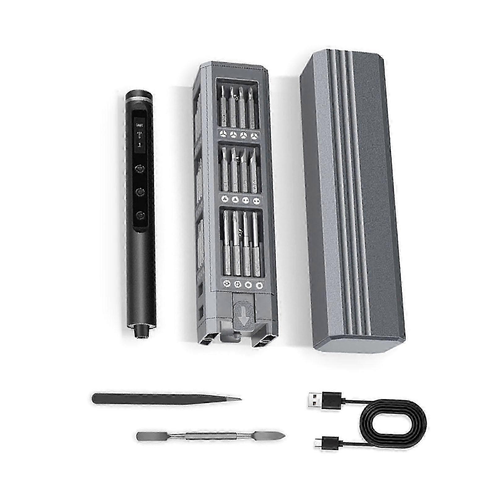 Rechargeable Precisions Electric Screwdriver Set Multipurpose Electric Screwdriver for Mobile Device Disassembly & Office Cs