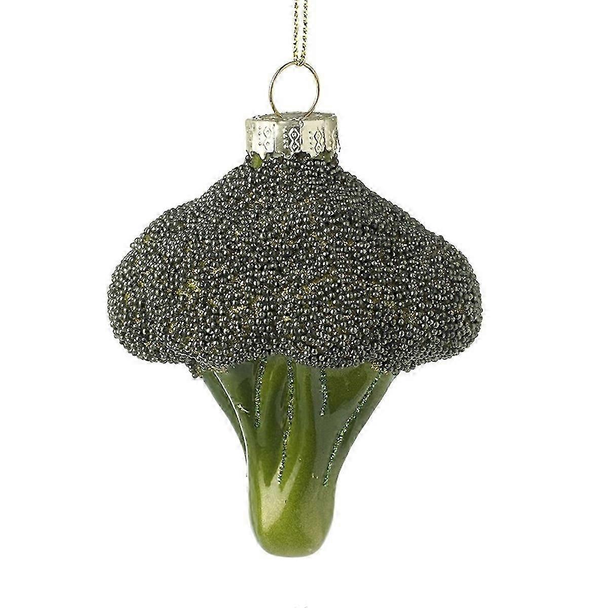 Sparkly Broccoli Christmas Tree Decoration