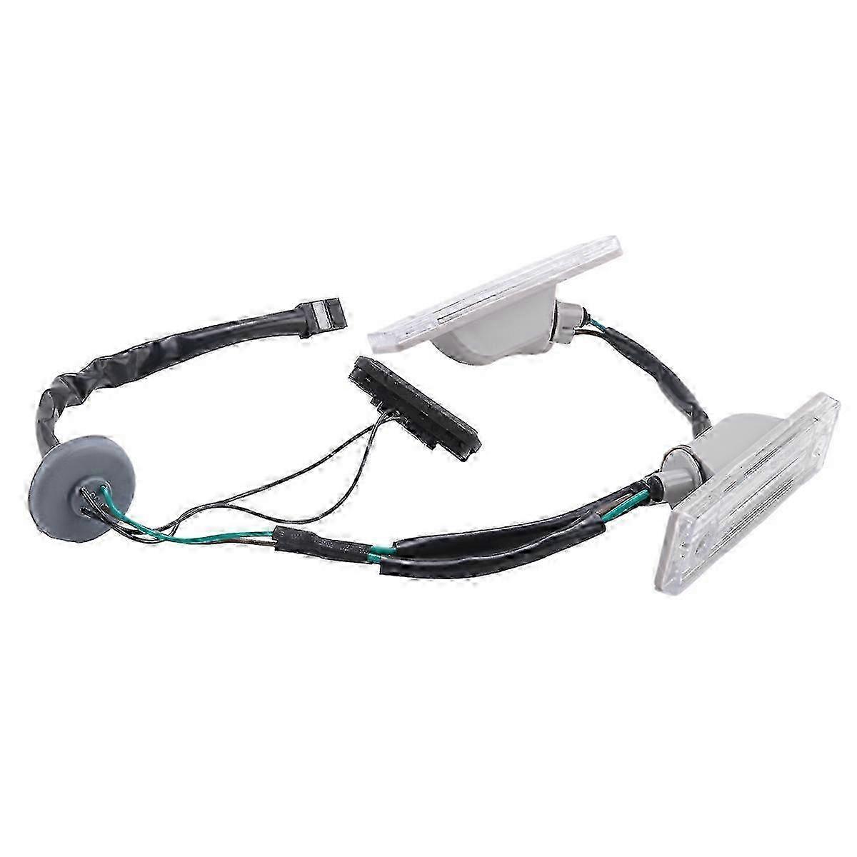 Rear Trunk Switch Button with License Plate Light for Sedan Models