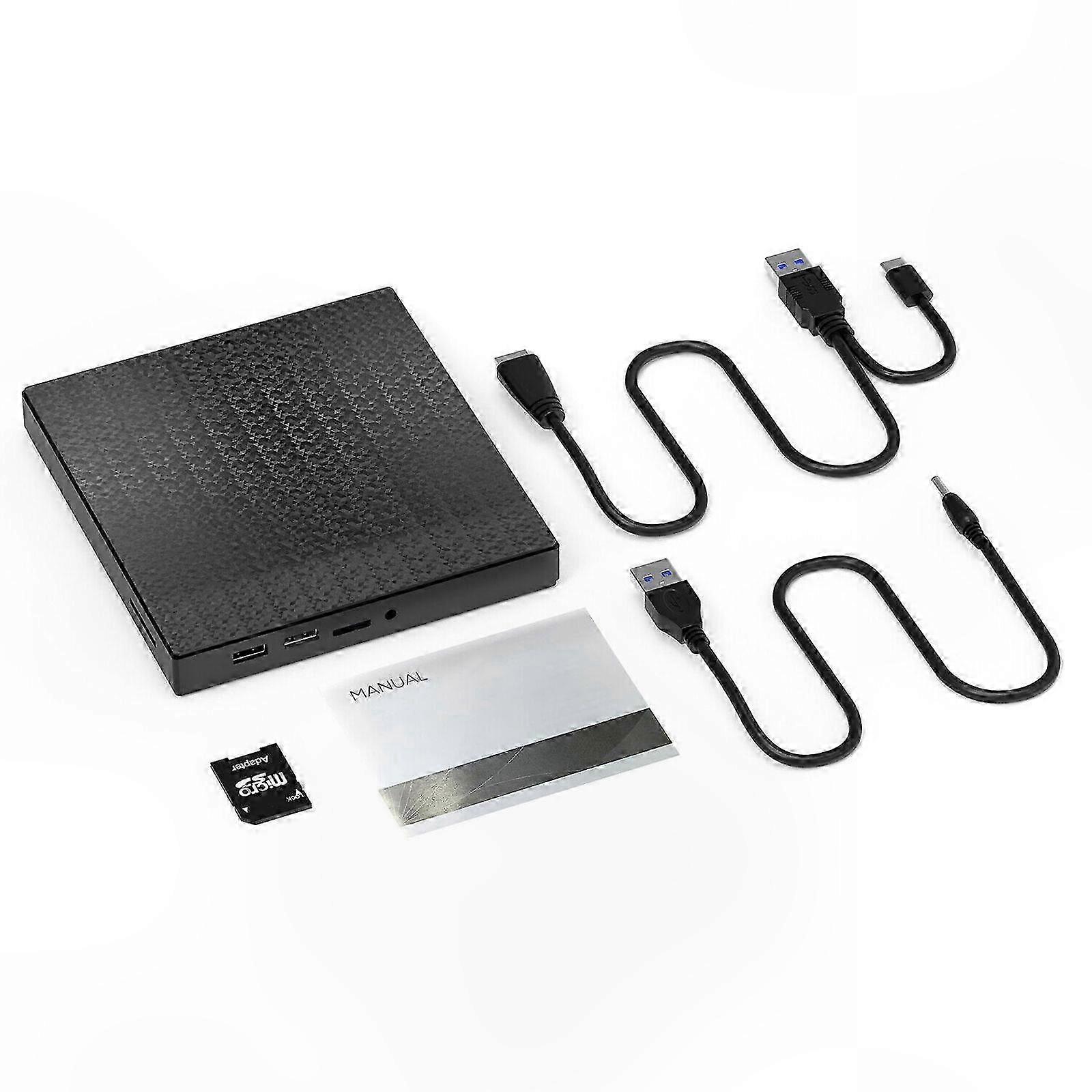 USB 3.0 External CD DVD Drive for Laptop and PC Use