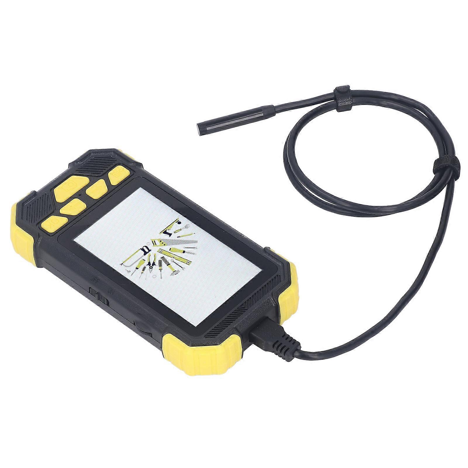 4.3in Screen Endoscope HD Borescope 8mm Lens 1m Cable Portable