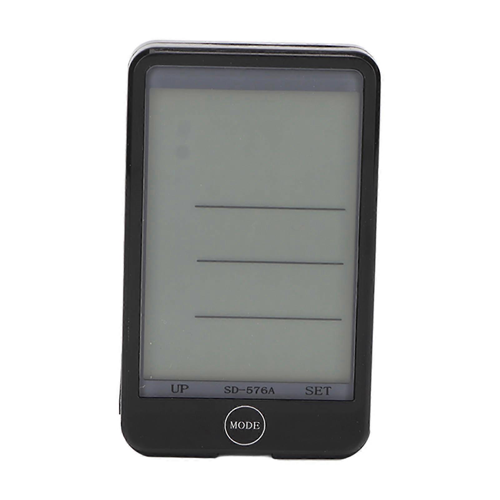 Waterproof Bike Speed Meter with LCD Backlight & Auto Wake Up