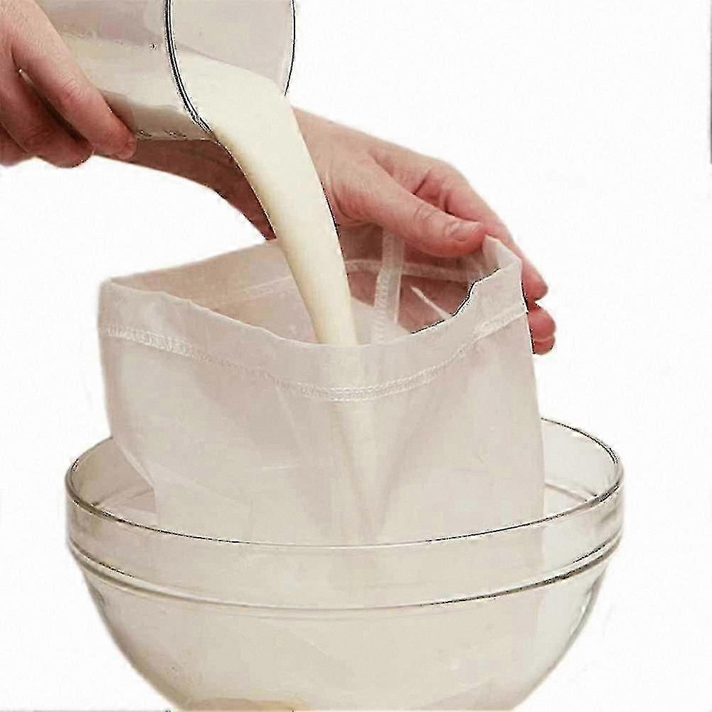 Reusable Straining Bags, 2-Pack Nut Milk and Cheesecloth for Almond/Soy Processing