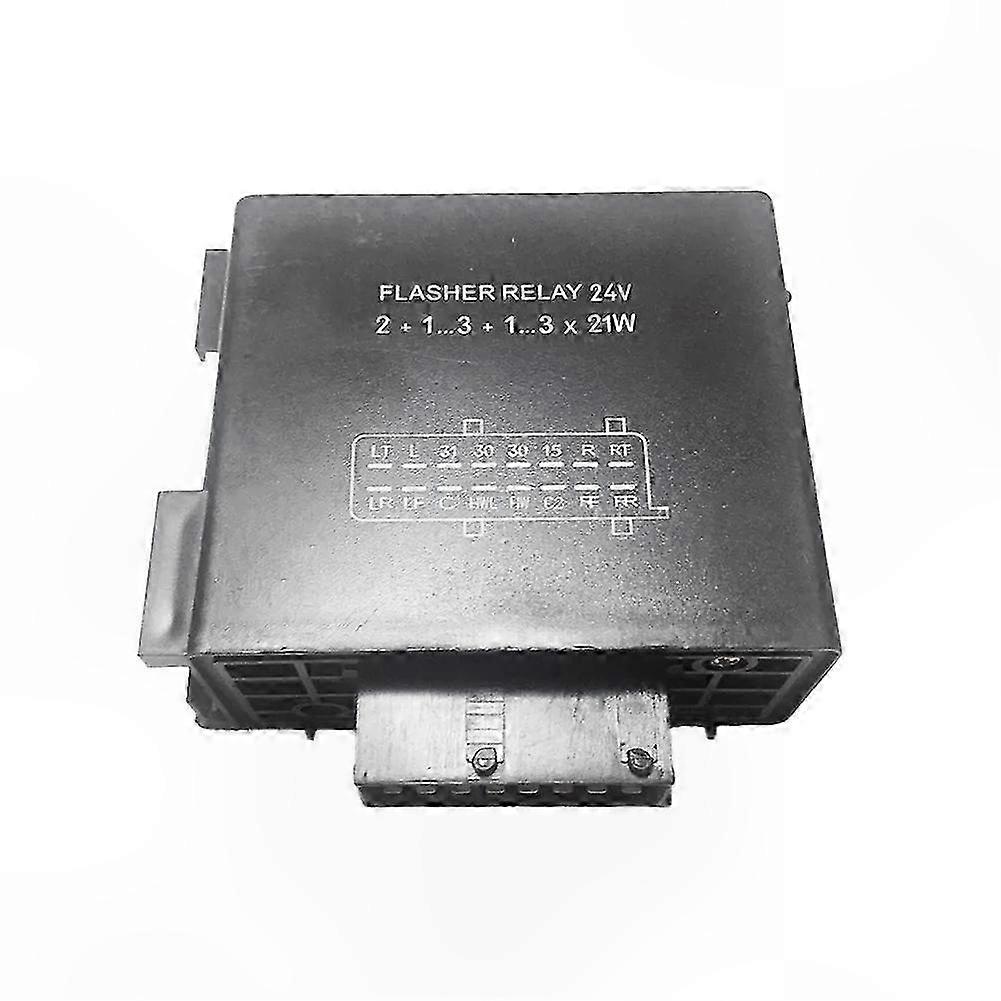 Heavy Duty Flasher Relay for Truck Turn Signals Compatible with Scania Electrical Systems 12V 24V