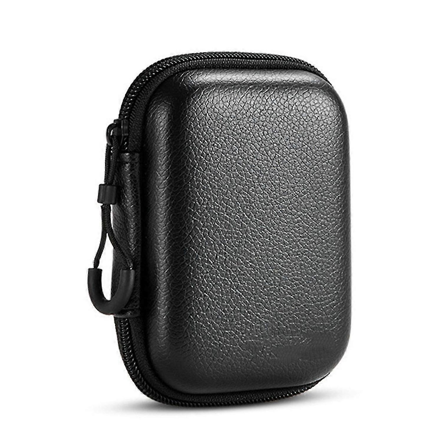 Pebbled Portable Mini Hard Shell Digital Gadgets Storage Bag Earphone Charger Case Plug Data Cable U Disk Organizer A