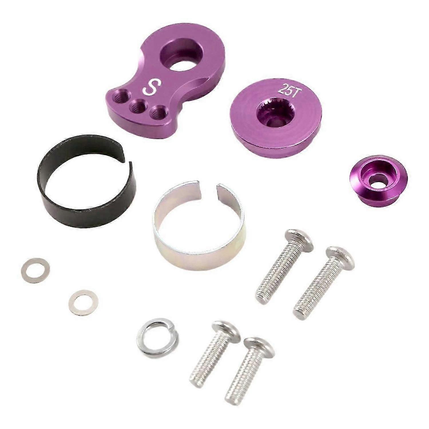 Metal 25T Adjustable Servo Saver Arm Horn for -4 Axial SCX10 1/10 RC Cars Helicopter Model Boat Upgrade Parts,S,B