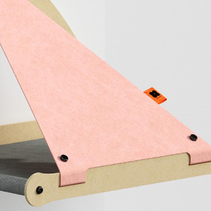 Cat Bed Window Perch Hammock 15KG Load Cherry Pink Dual Use