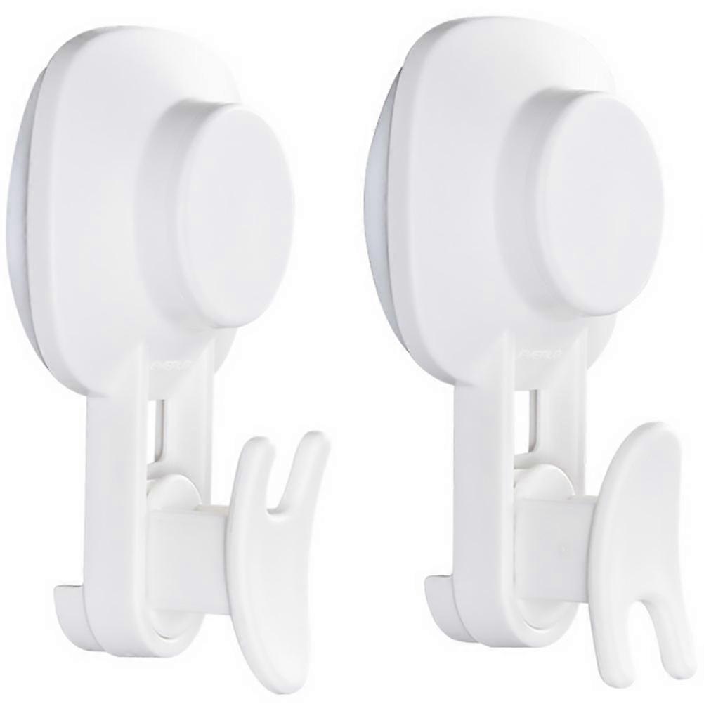 Reusable Wall Hooks Bathroom Towel Holder for Hanging Use 2Pcs Suction Cup Hook