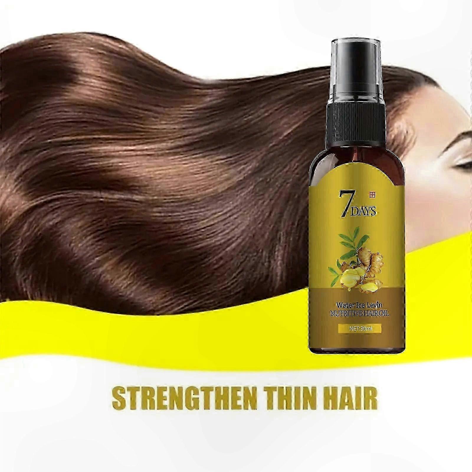 Hair Growth Serum with Ginger Extract, Scalp Stimulating Treatment for Follicle Health & Regrowth Support Conditioner