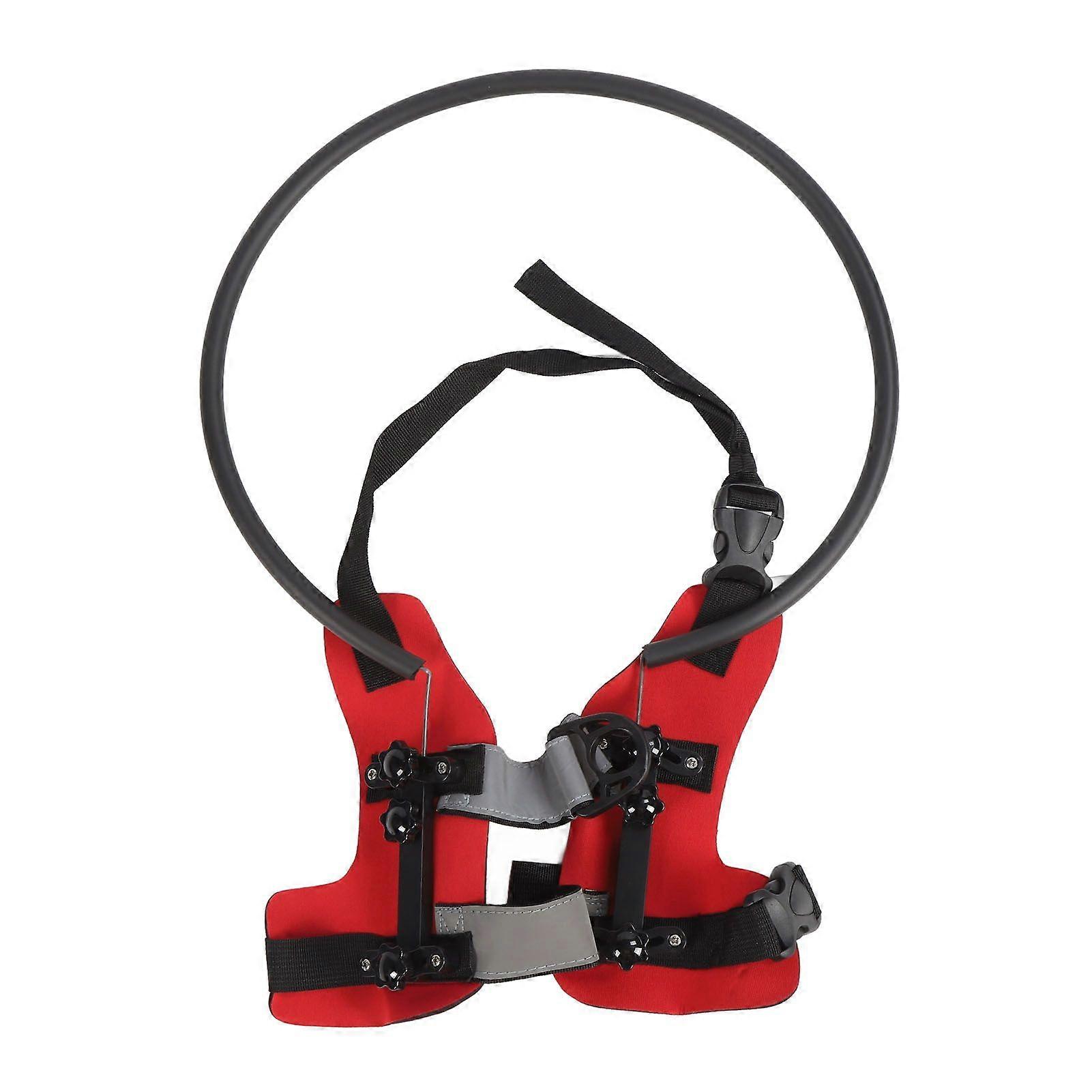 Ring Harness for Blind Dog Pet Anti Collision Ring Adjustable Bumper Guards Guiding Device Easy Fixation for Blind Pets Red S for 410kg Dogs