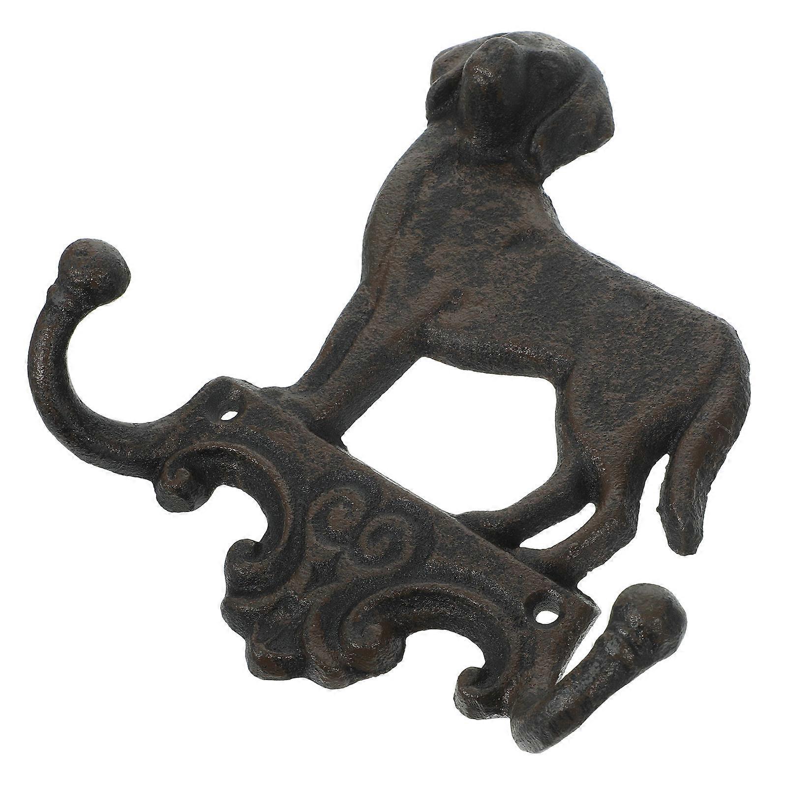 Animal Shaped Wall Hooks Cast Iron Hook for Hanging Grey Color
