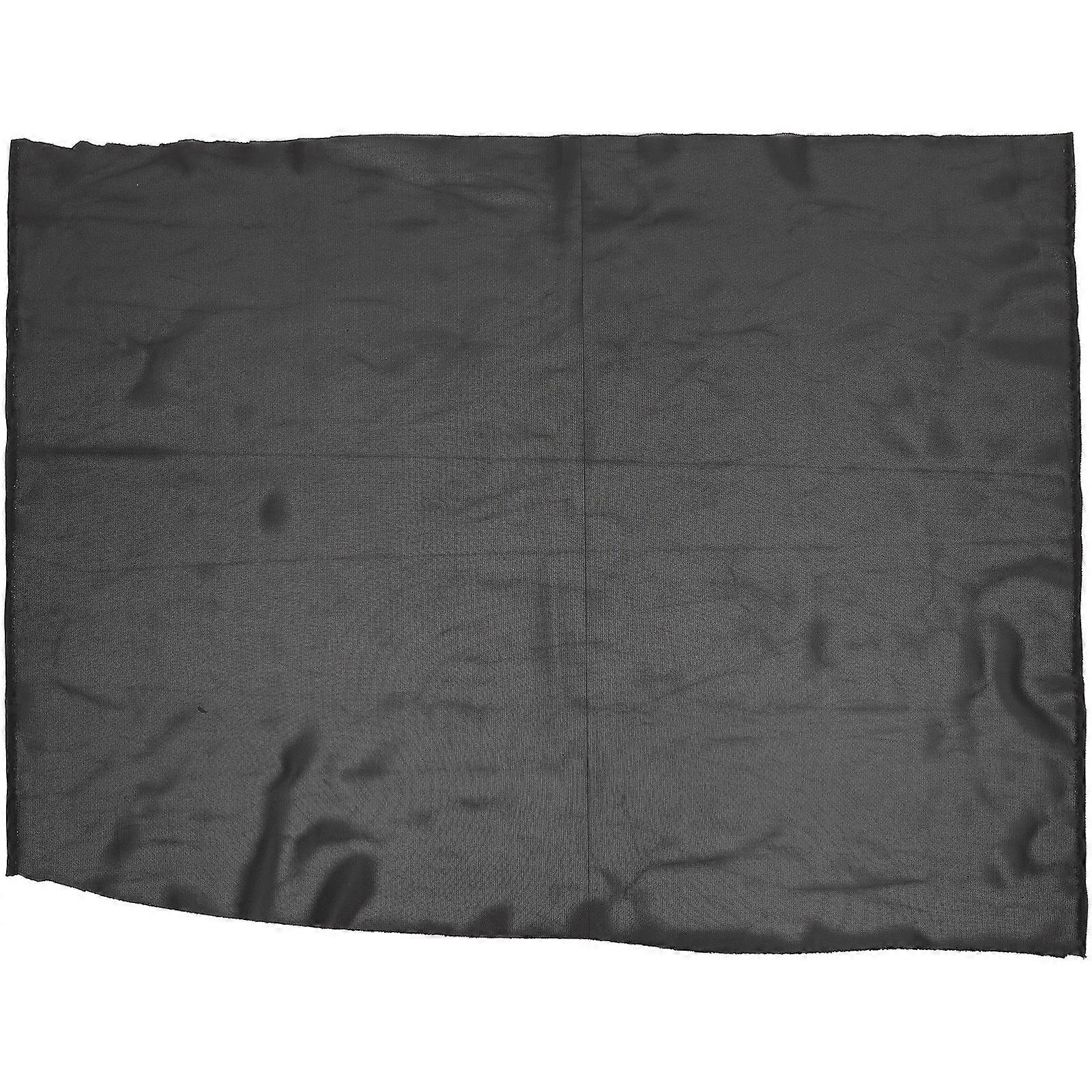 Uv Treated Speaker Protective Net Fabric for Outdoor Use Black Polyester Cushioning 1Set