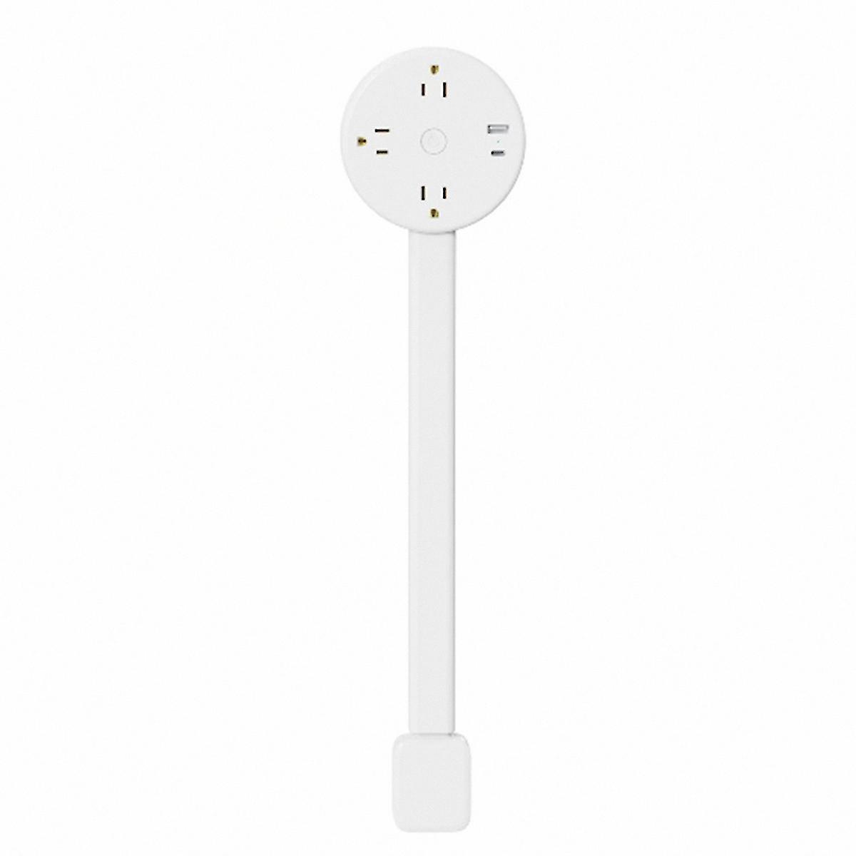 Extendable Power Outlet with USB-A, USB-C, and AC Ports, Adjustable Socket Extender for Home and Office Use