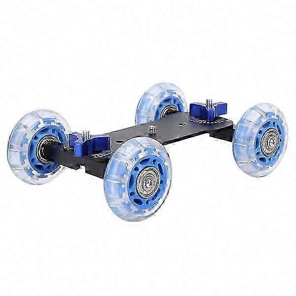 Mini Skateboard Camera Dolly for DSLR Camcorder 10KG Load Capacity