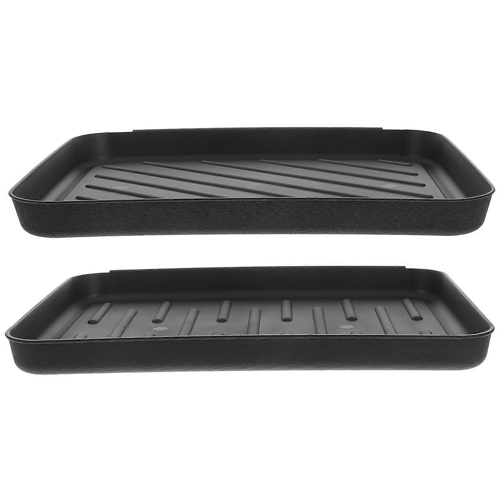 Multi Purpose Boot Tray for Storage with 6Pcs Plastic Waterproof Mats