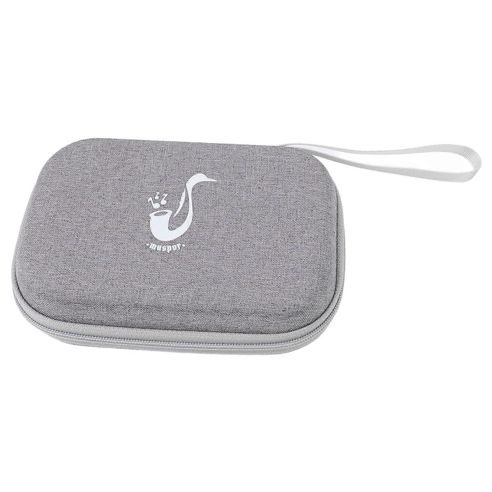 Reeds Carrying Case Waterproof 20 Pieces Capacity EVA Reeds Storage Box for Saxophone Clarinet Grey