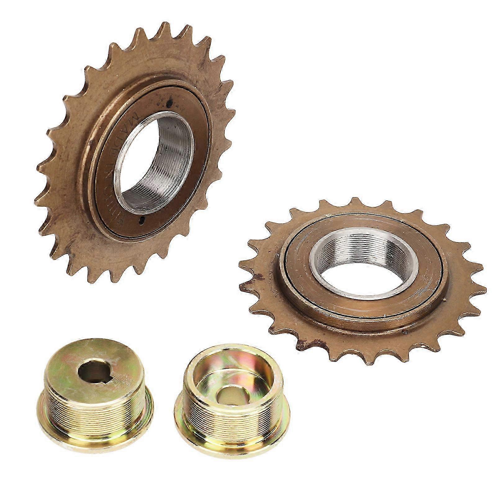 Bike Freewheel Adapter Iron with 22T 24T Freewheel Left Right Drive Freewheel Adapter for Modification 2025