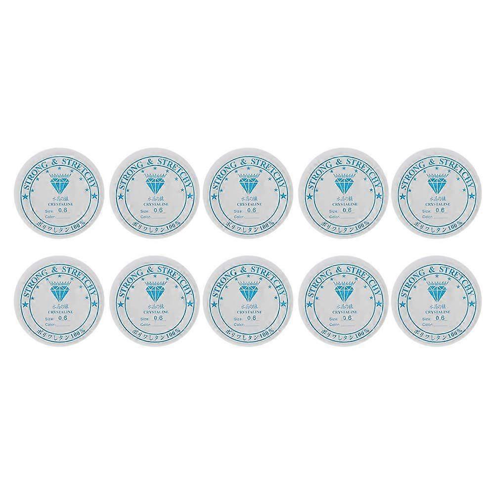 Crystal Elastic Line Transparent Beading String Thread for Jewelry Making (0.6mm * 15m)