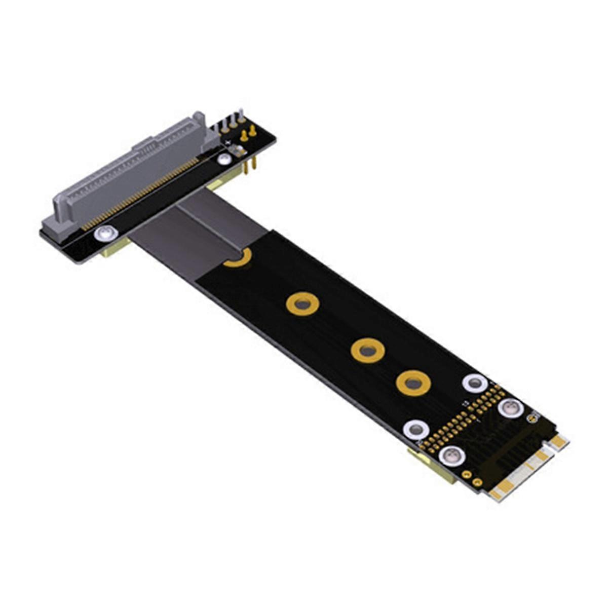 10CM M.2 NVME to U.2 SSD Adapter Cable Gen3 X4 M.2 NVME Key-M Extender SFF-8639 NVMe SSD Solid State Adapter