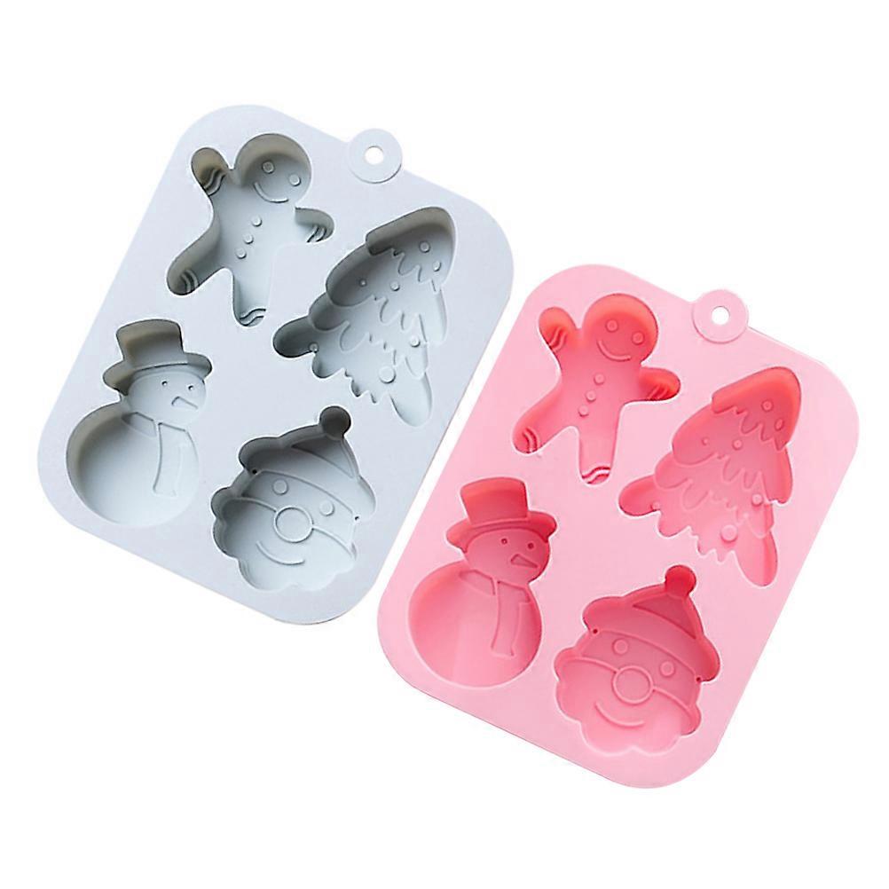 Dessert Moulds Adorable Shape Fondant Shaping Assorted Color 21.8x16.2cm 2Pcs
