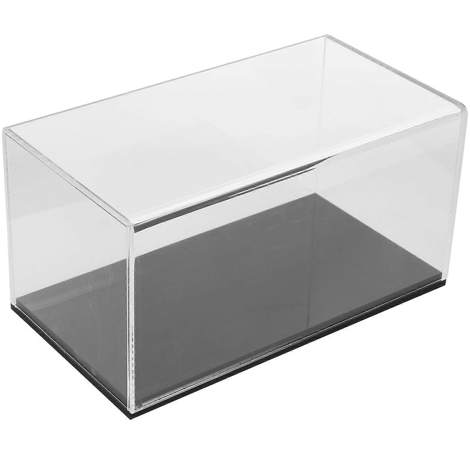 Transparent Acrylic Box For Models Home Decor 14.00X7.70X7.00CM Simple Style Suitable For Exhibition 4Pcs