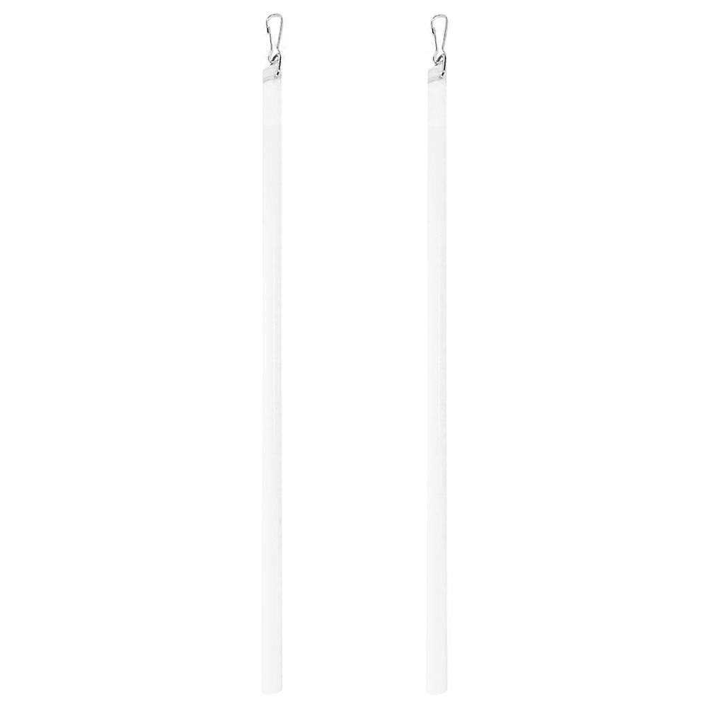 Window Blind Rod Acrylic Curtain Pull Wand with Hook 6Pcs Pack