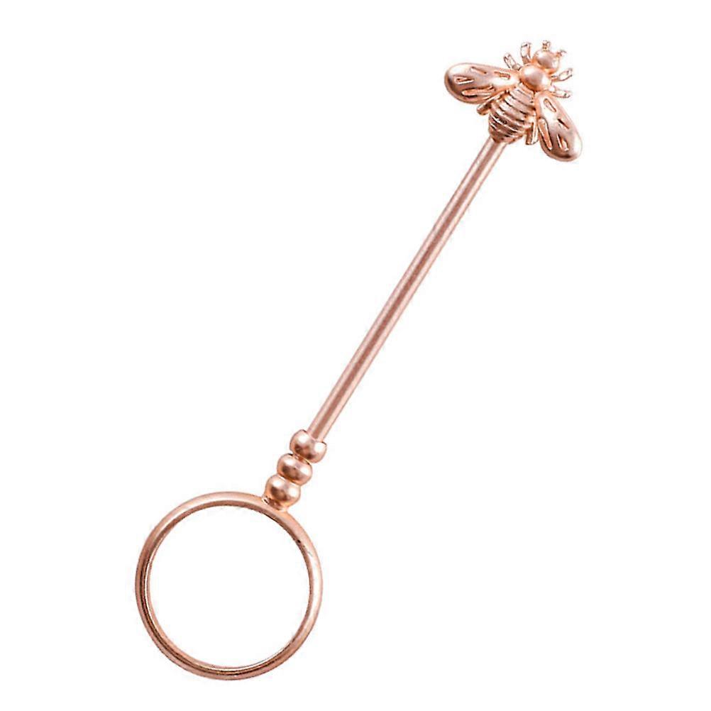 Adjustable ring Golden Alloy Ring for Wearing 1Pcs Bee Shape Finger Ornament