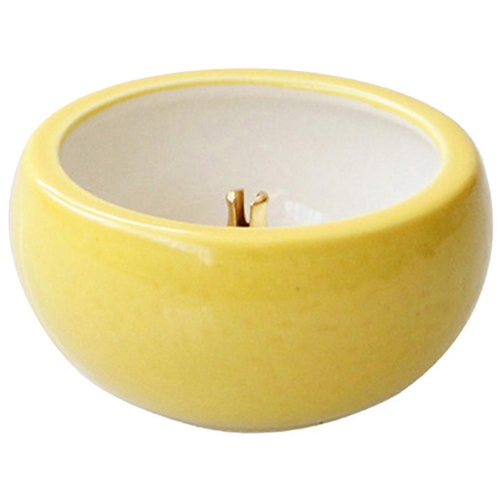 Traditional Ceramic Incense Stick Holder Ideal For Arab Festival With Prevent Ash Overflow Capability In Yellow 3Pcs