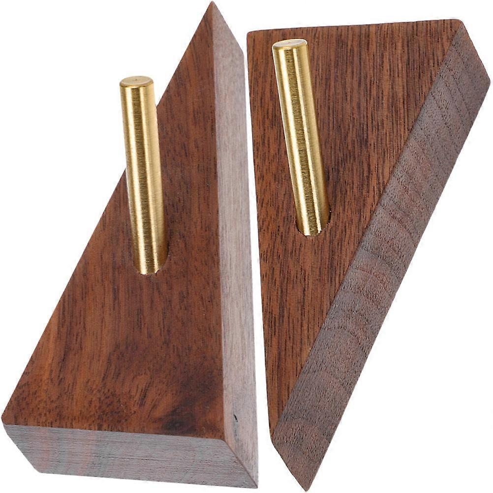 Wall-Mounted Hook Rack for Home Organization 10Pcs Wooden Dark Red