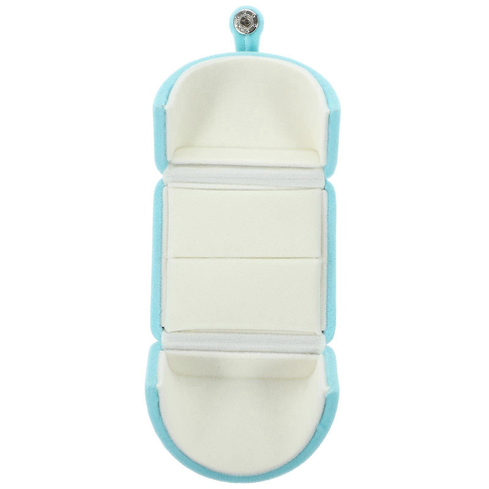 Engagement Ring Holder Box for Storage Use 4Pcs Ring Packing Boxes