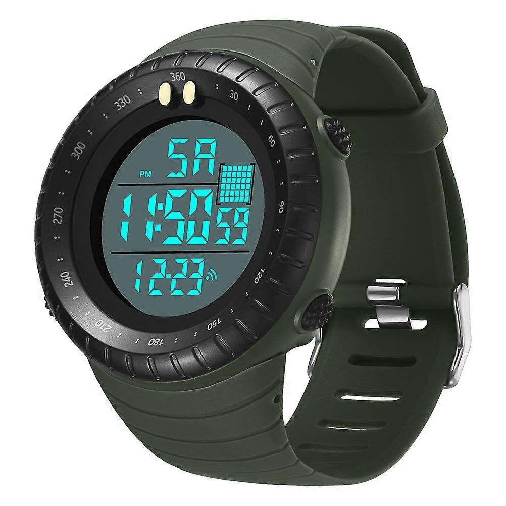 Electronic Watch Multifunction Sports Waterproof Watch for Man 2Pcs