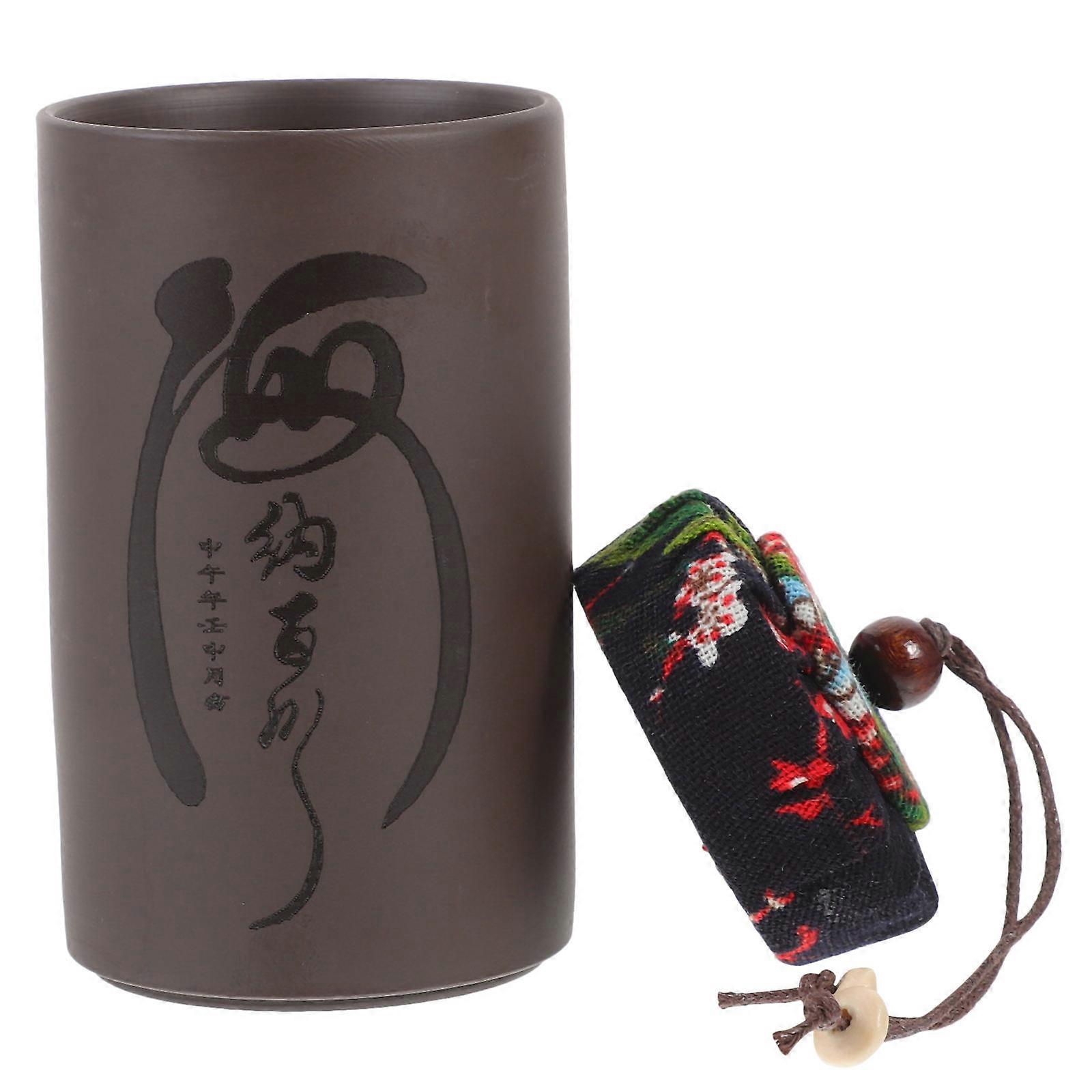 Tea Container 1Pcs Storage Holder For Dried Fruits And Tea Coffee Color Round
