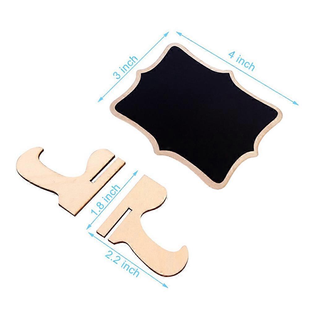 Blackboard with Stand Mini Flower Edge Boarder for Home Use 10Pcs Chalkboard