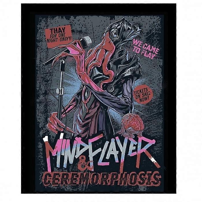 Dungeons & Dragons Mind Flayer Framed Poster