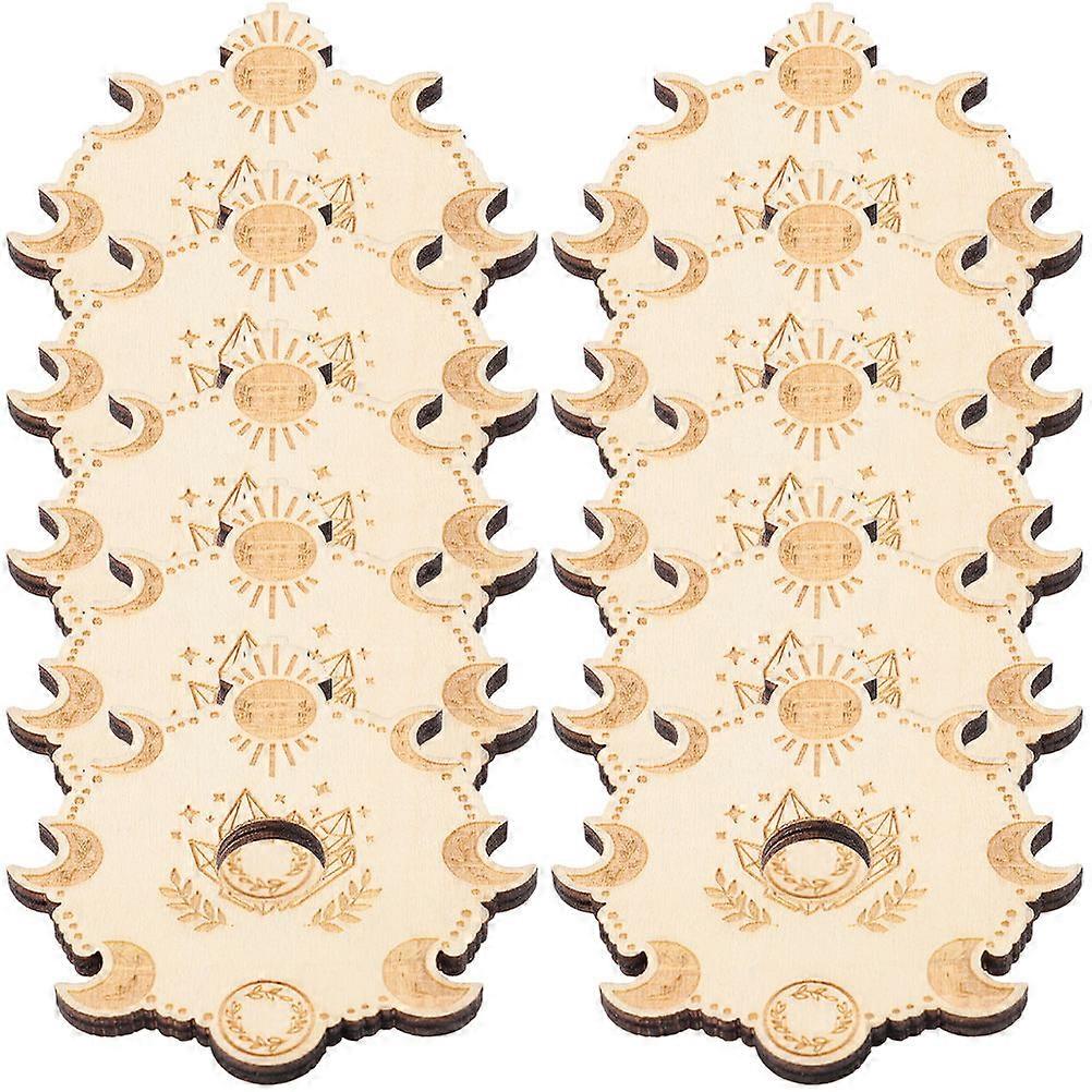 Crystal Ball Stand Wooden Holder for Display 20Pcs Small Sphere Ball Base