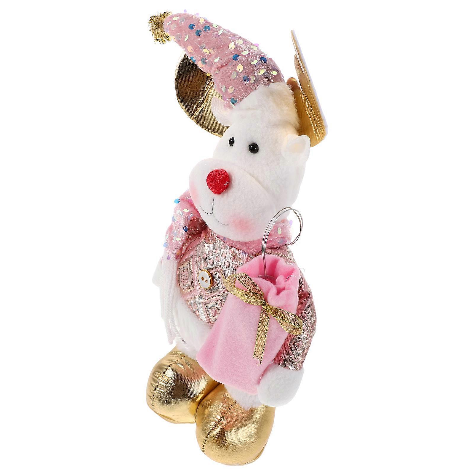 Adjustable Christmas Doll Plush with and Music
