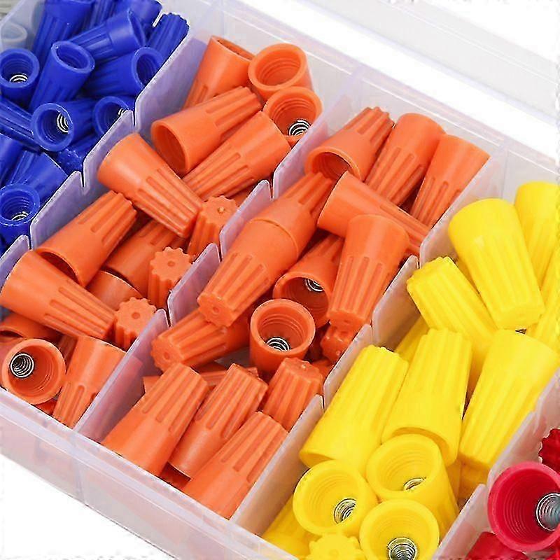 220 Pieces Wire Connector Caps, Electrical Wire Connectors Terminals PP Screw,