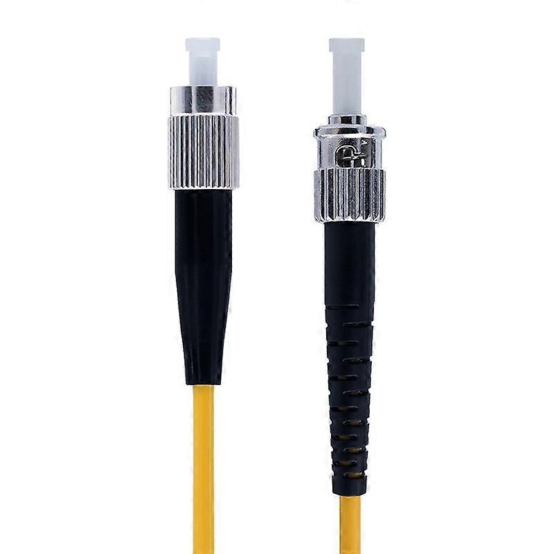 FC-ST Single-Core Single Mode Fiber Optic Jumper,Length: 3m