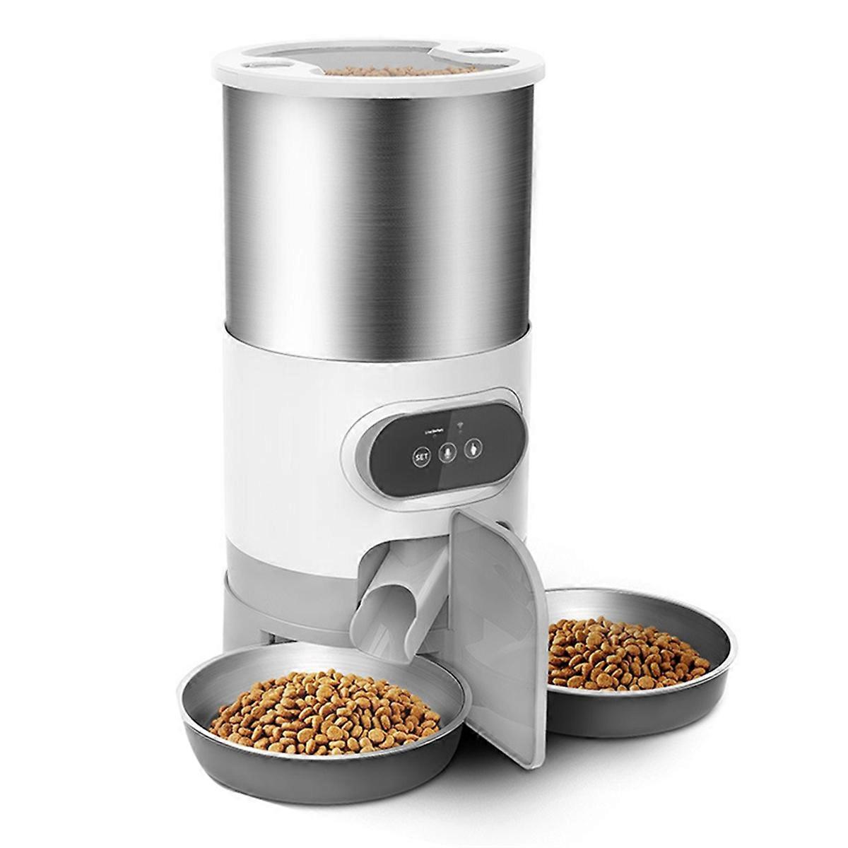 4,5L automatisk kattedispenser smart katte- og hundefoderautomat