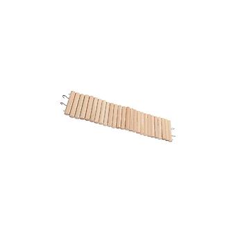 Hängbro 2i1 Möss Husdjursleksak Smådjur Trä Hamster Stege Tugga Längd 40cm