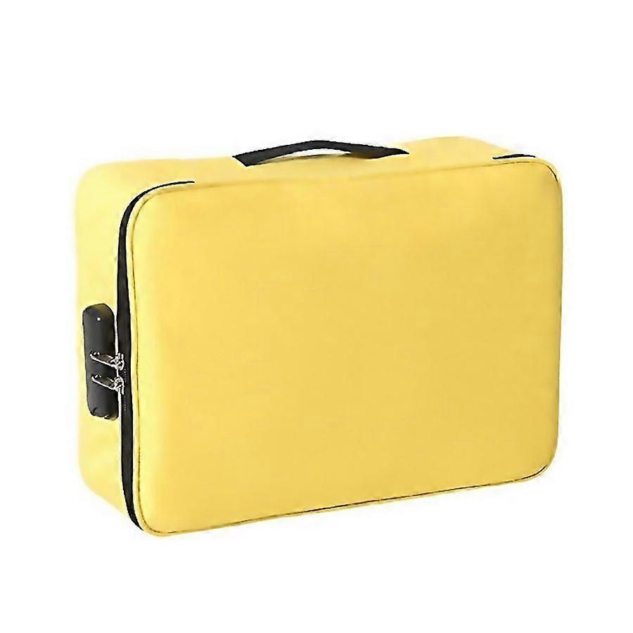 For Large Capacity Multilayers Foldable Fabric Document Storage Bag Specificationdouble Zipperlocked