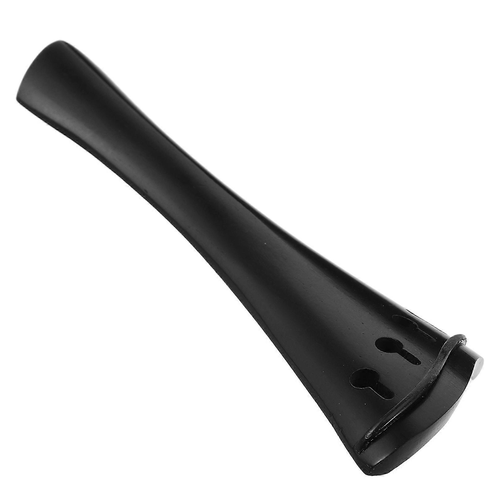Violin Parts Wooden Tailpiece Violin String Adjusters Beginners Professionals Black Sound Quality Improvement 1Pack